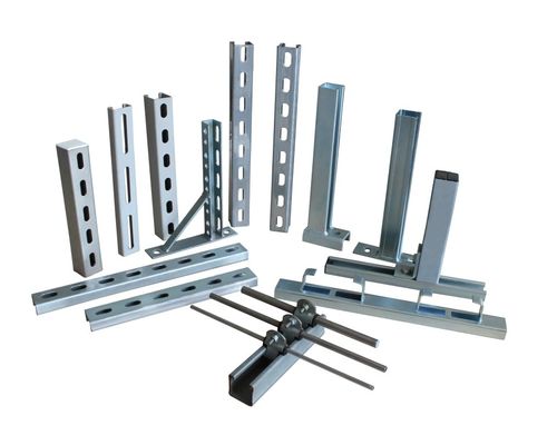 Buy Double Slotted Strut Channel And Brackets U Shaped Hot Dipped Galvanized online manufacture