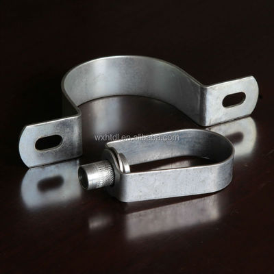 Buy Stainless Steel U Strap Omega Pipe Clamp 4 Inch 2 Inch Pipe Saddle Clamp online manufacture