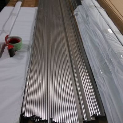 Buy Custom 316 Stainless Steel Trim Profile Flat With Protection Film 2.5m Length online manufacture