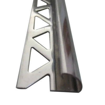 Buy Outside Stainless Steel Tile Corner Trim Polished Brushed Surface Modern Style Metal online manufacture