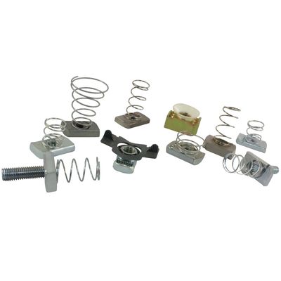 quality  Carbon Steel M10 M12 Spring Wing Nut for Channel Steel factory